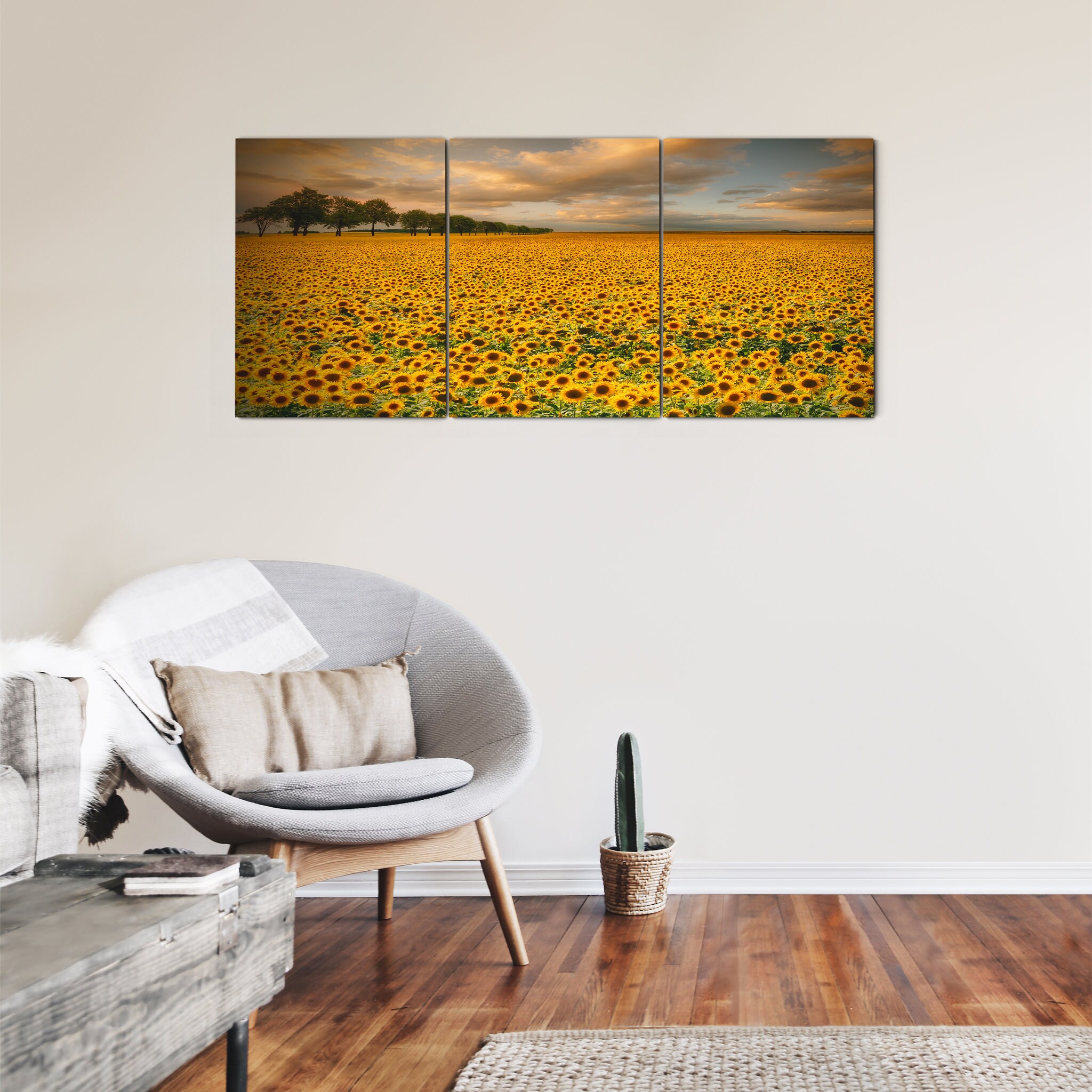 Tournesols Art Mural sur Toile - Tournesol Fleuri