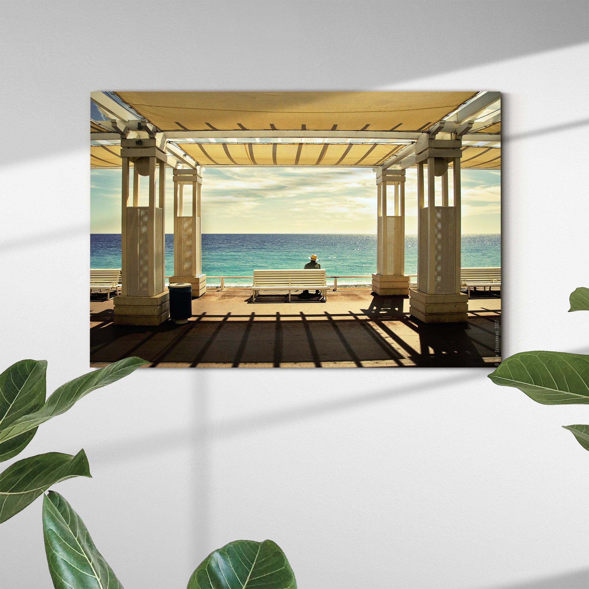 Le Macditerran Ace Canvas Art Mural - Encadré Coastal Wall Décor