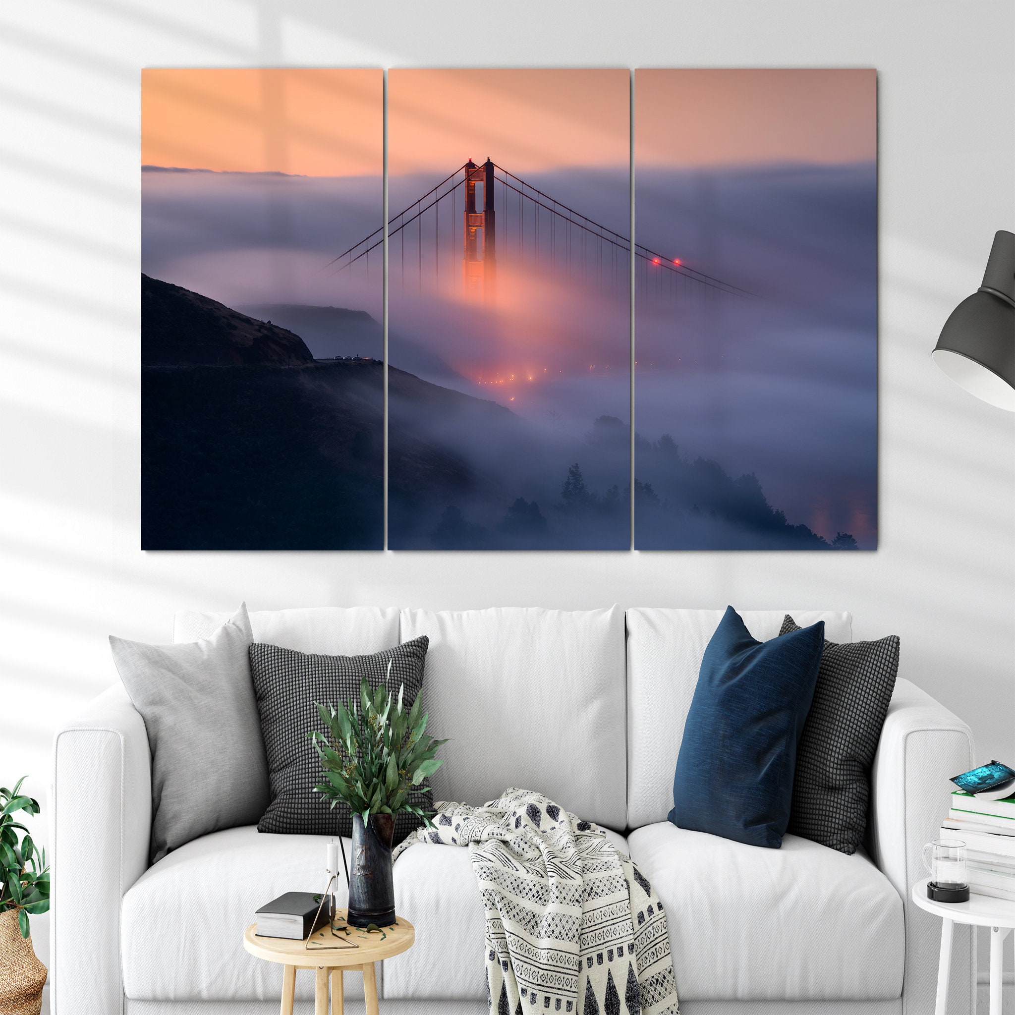 Emergence Canvas Art Mural - Toile de Neige Photographie Pont