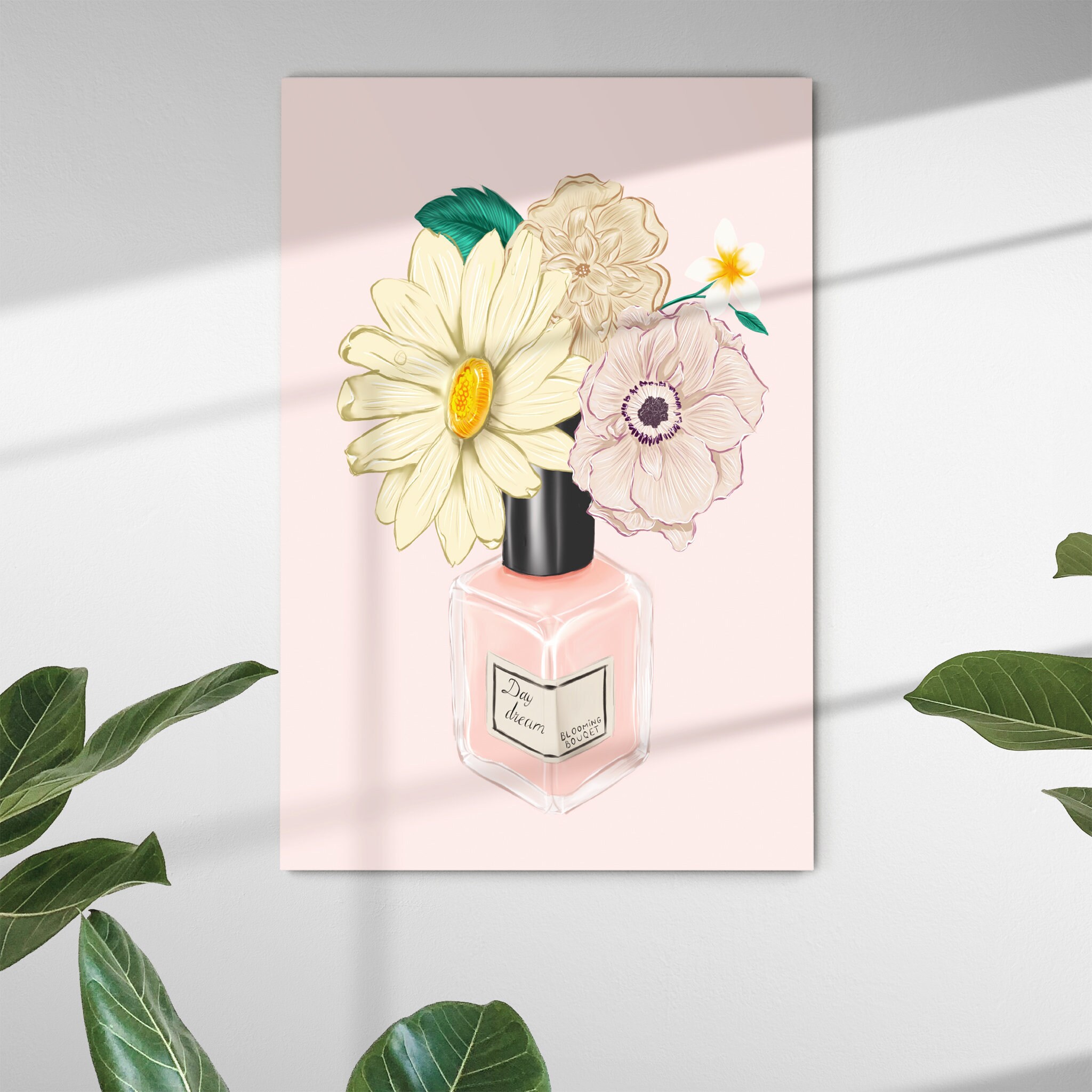 Vernis à Ongles de Fleur - Art Mur et Toile Florale d'art Floral Toile