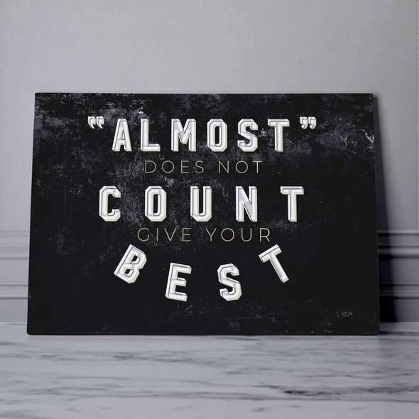 Toile de Motivation avec Des Faisceaux Citations - Décor Sportif, Fitness Art &fitness Decor Gym Art