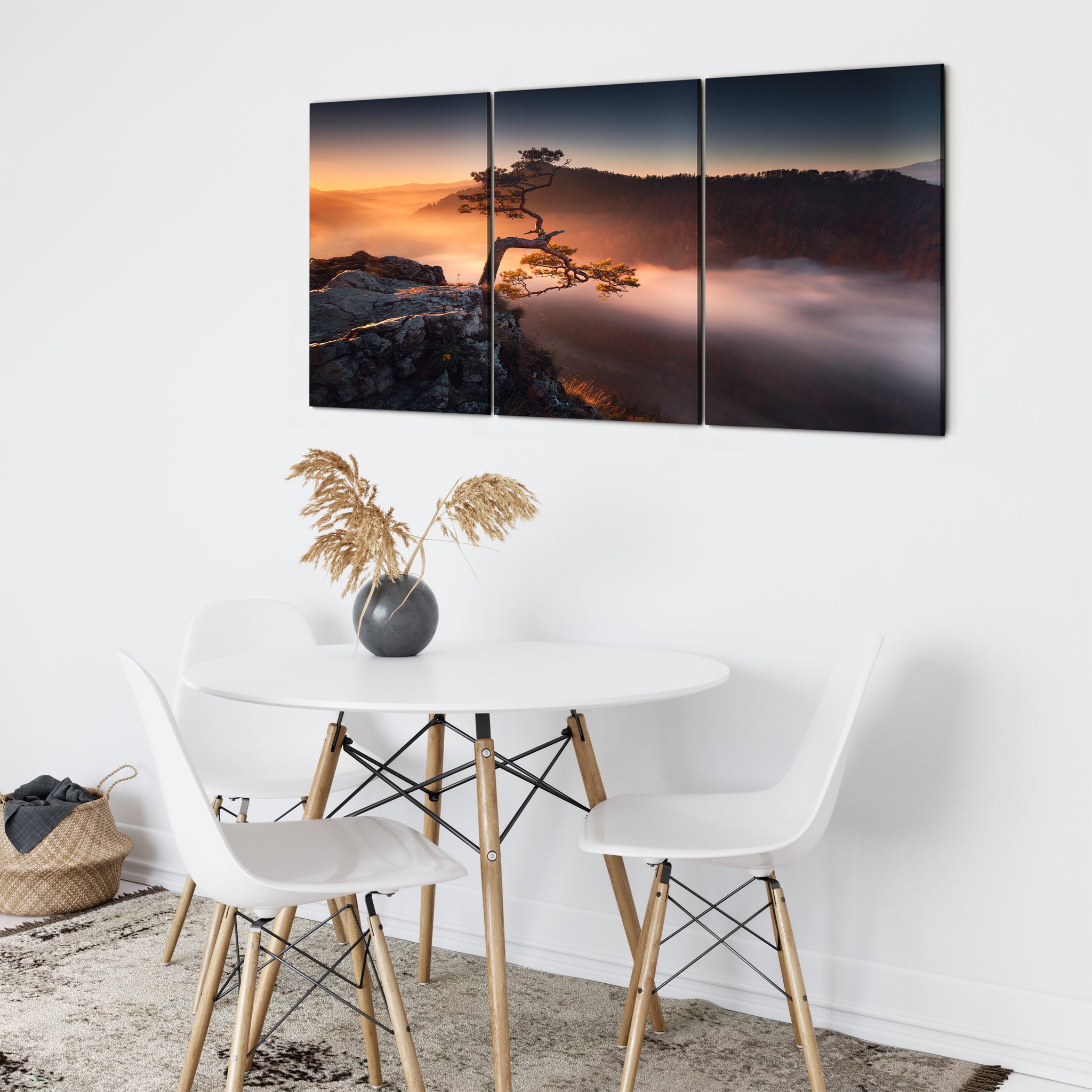 Sokolica Art Mural sur Toile - d'arbre de Montagne