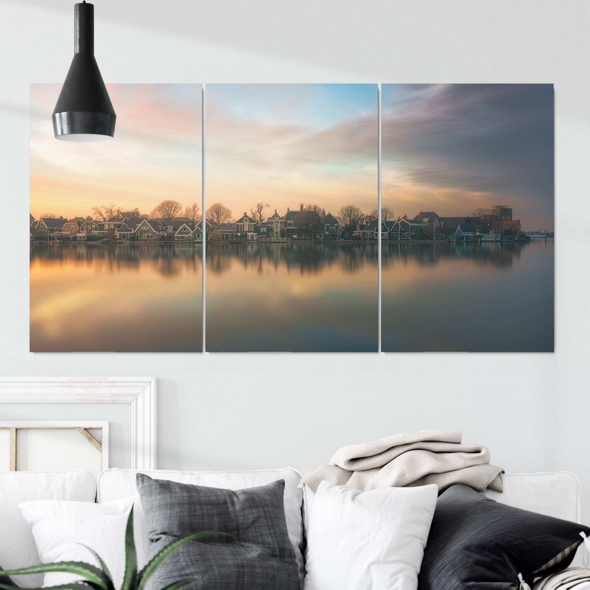 Pays-Bas Quelque Part Art Mural sur Toile - Art de Nature Des Grands Lacs