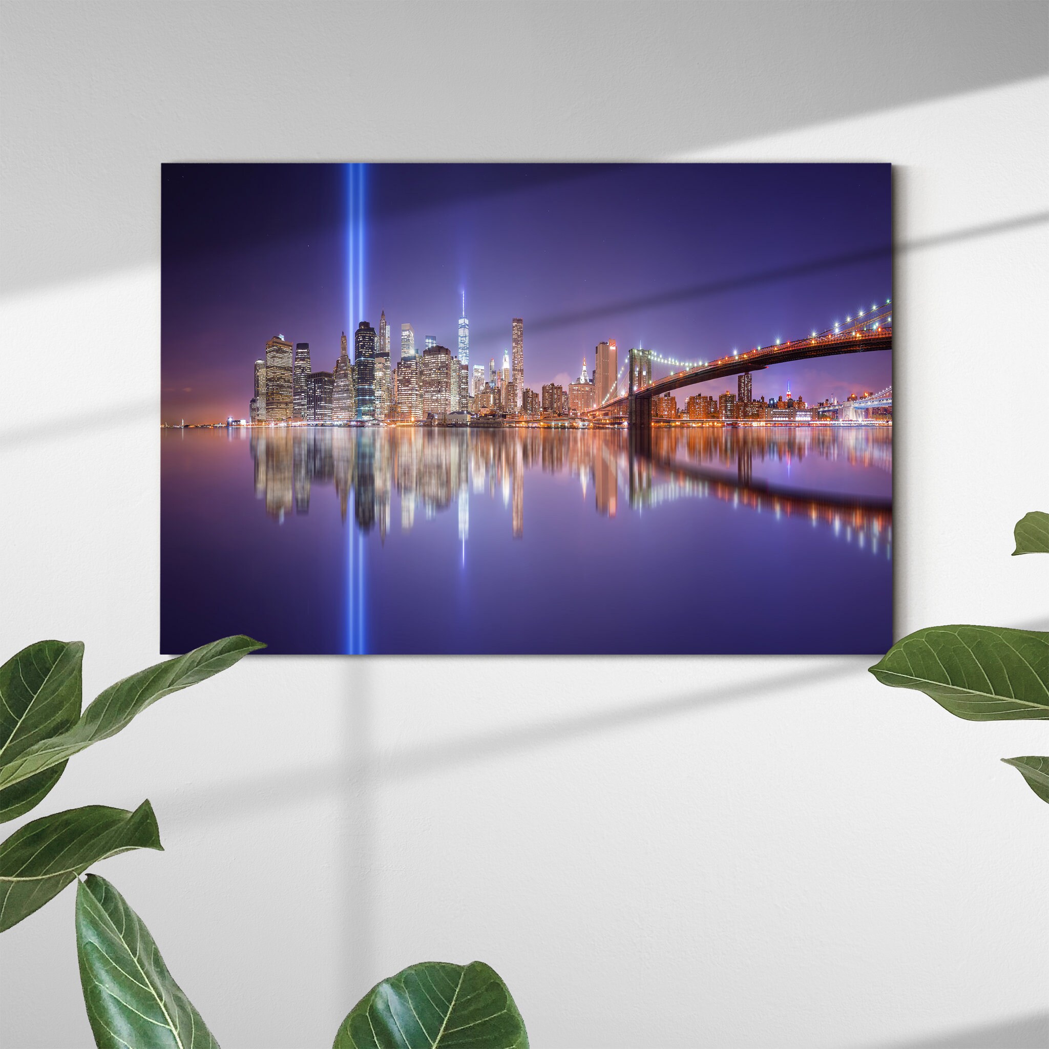 Dans Le Mémorial Canvas Wall Art - Night City Canvas Sky Art