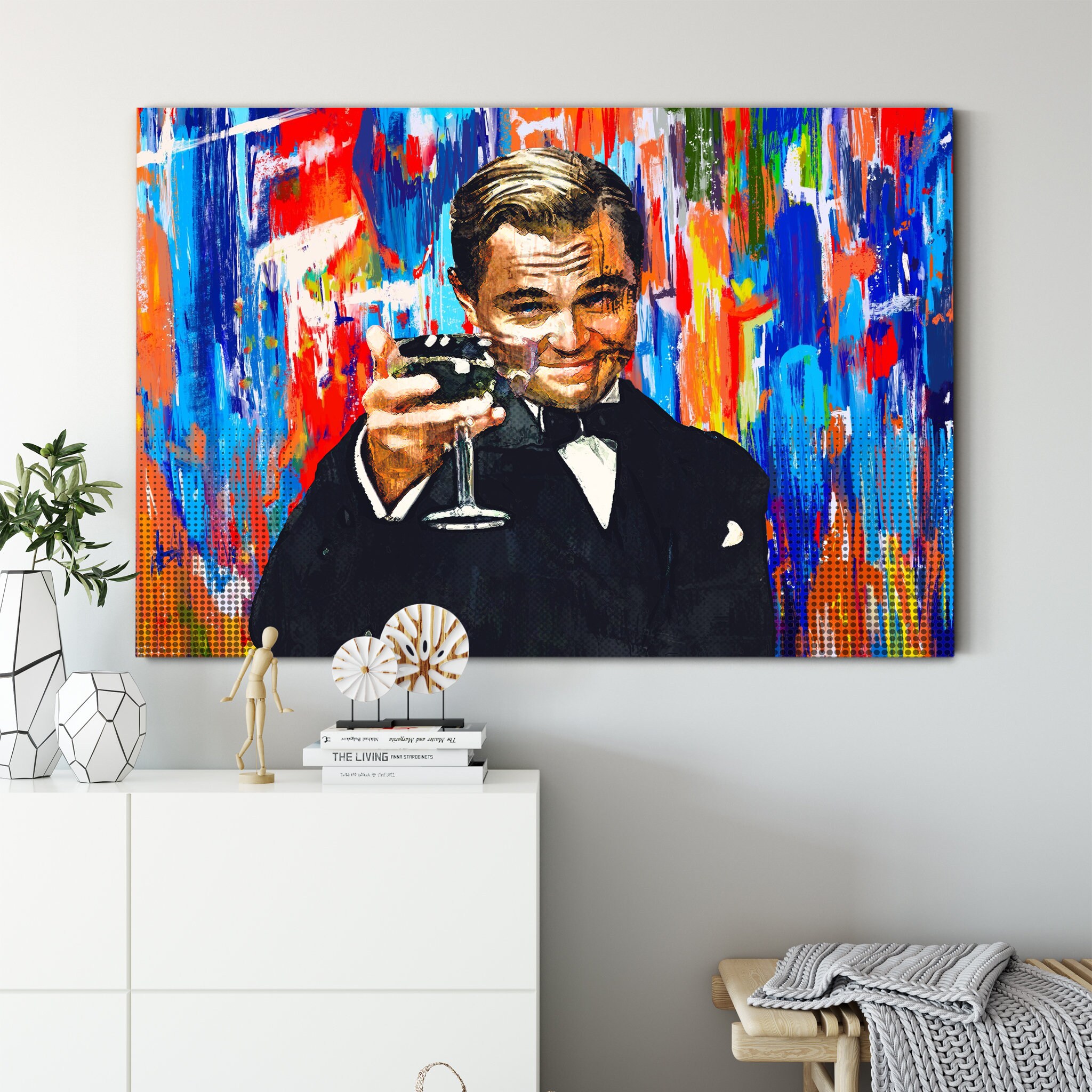 Gatsby Celebrate Success - Loup de La Toile Wall Street, Wall Street Poster/Leonardo Dicaprio Art /P