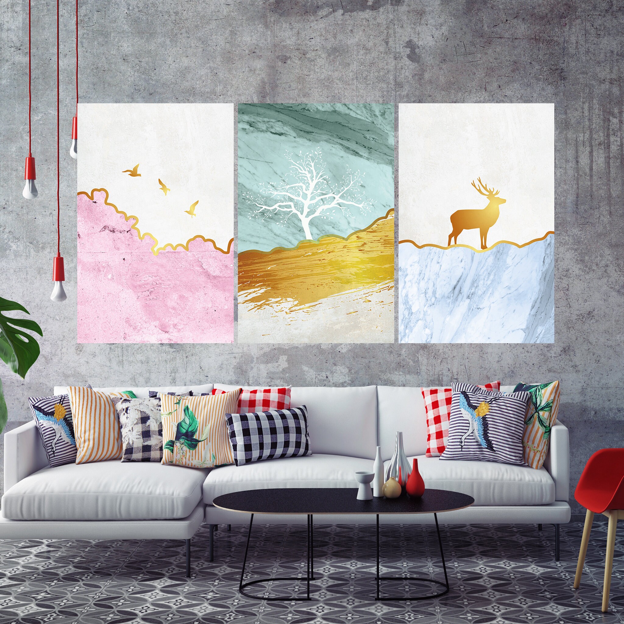 Meaningful Life - Inspirational Wall Art Motivational Abstract Print Modern Art