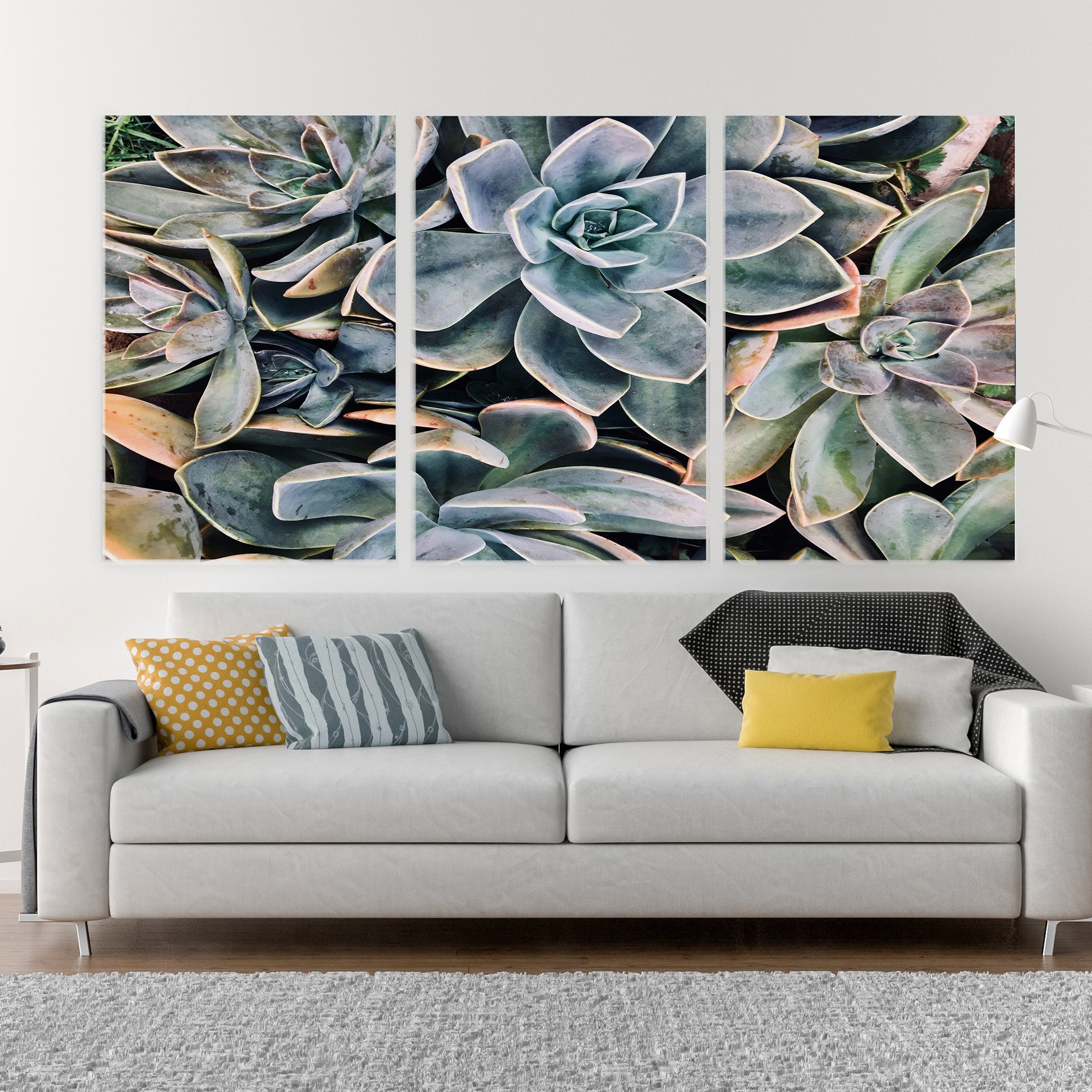 Agave Wall Art Canvas - Floral Wall Art Flower Zen &calm Peaceful Art