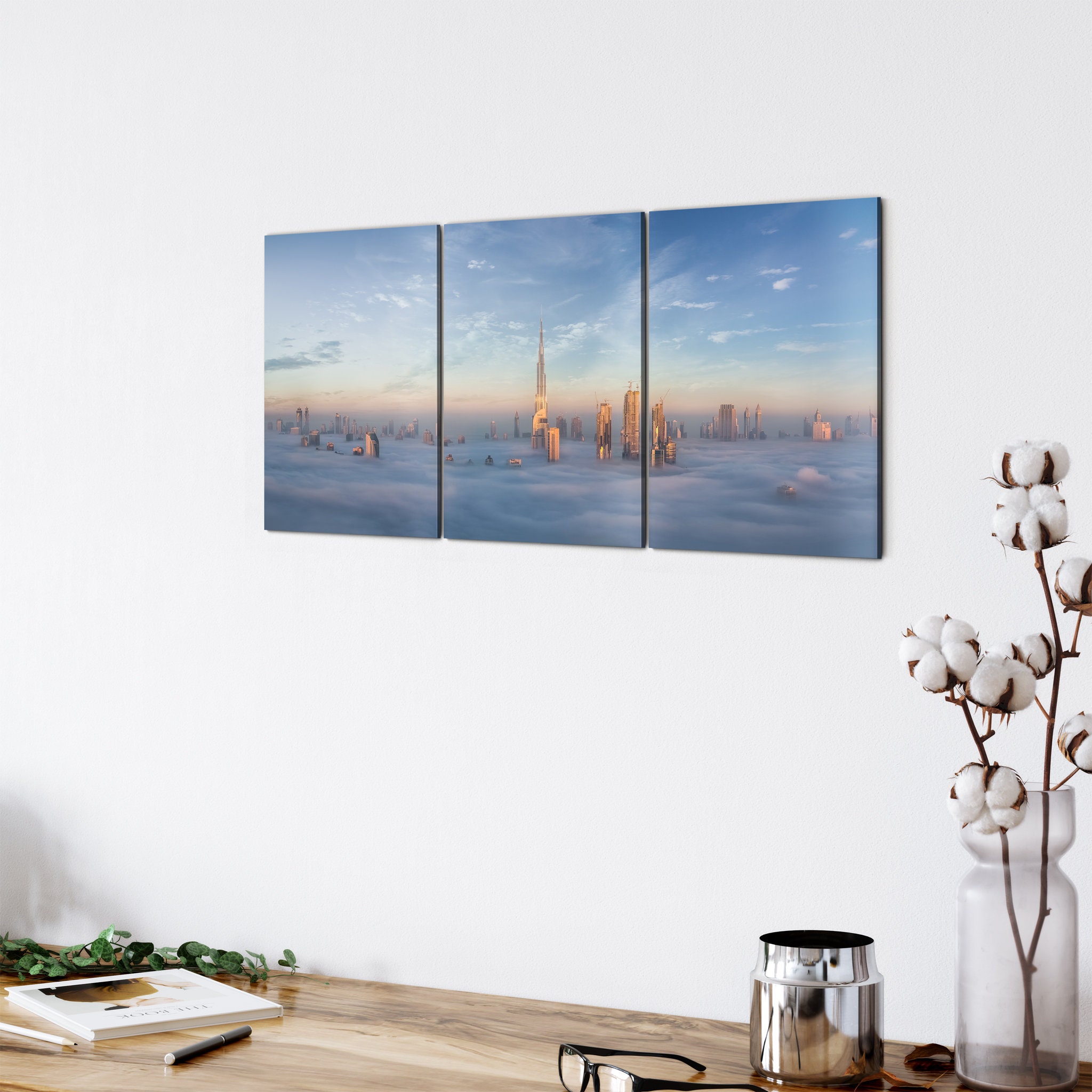 S'enfoncer Dans Le Brouillard Art Mural sur Toile - en Ville Tour