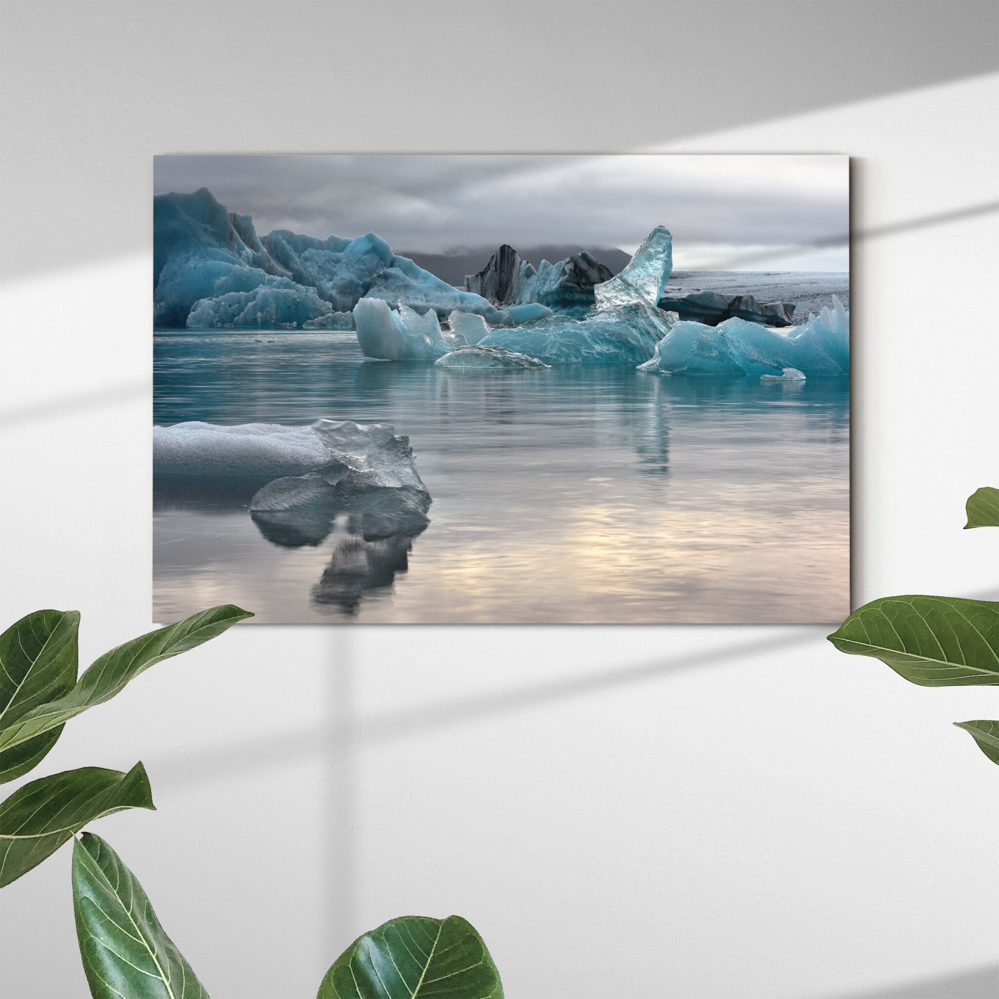 Tombe de Glace Art Mural sur Toile - Photographie Islandaise Grotte