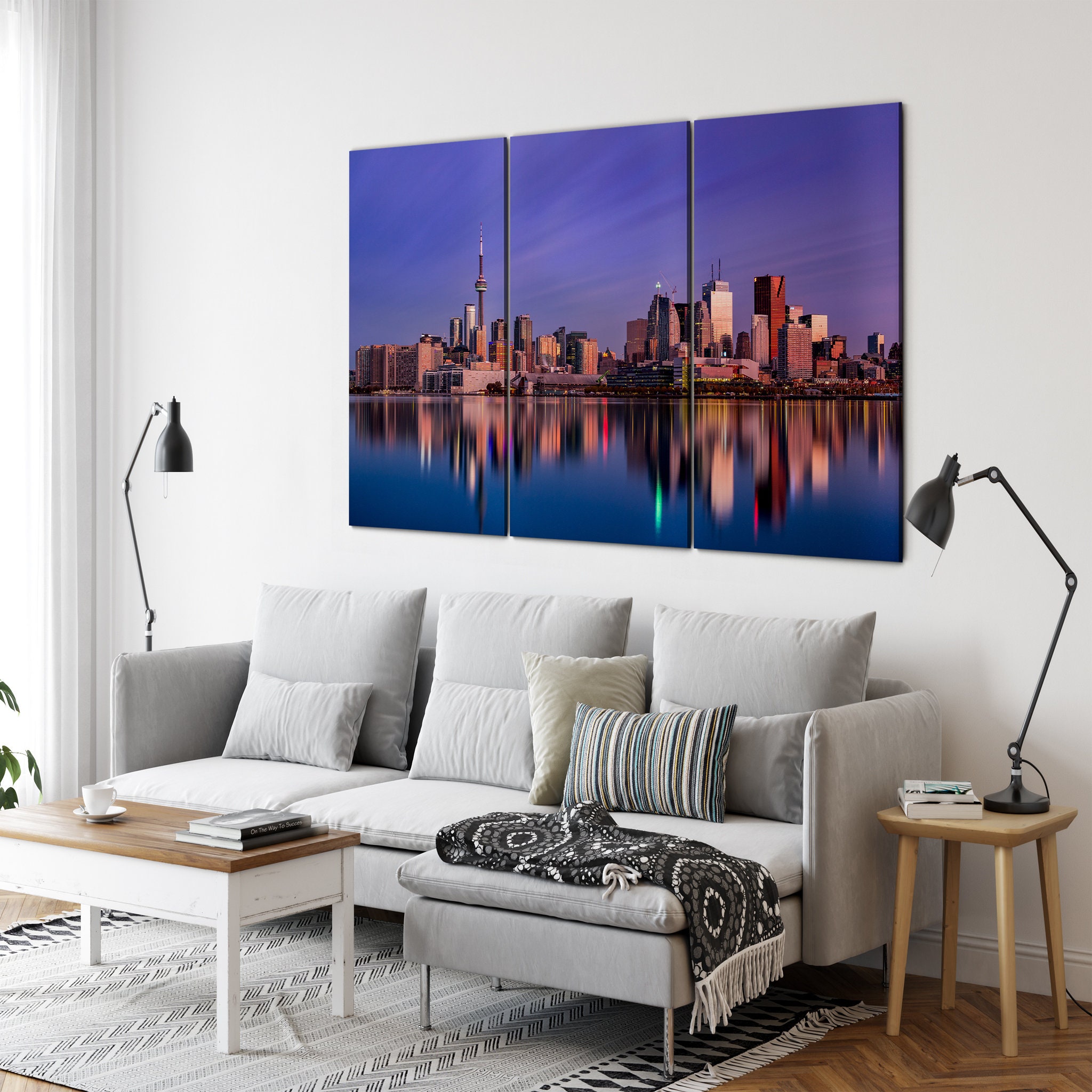 Toronto Sunrise Canvas Art Mural - Sunrise Photographie de Bâtiment