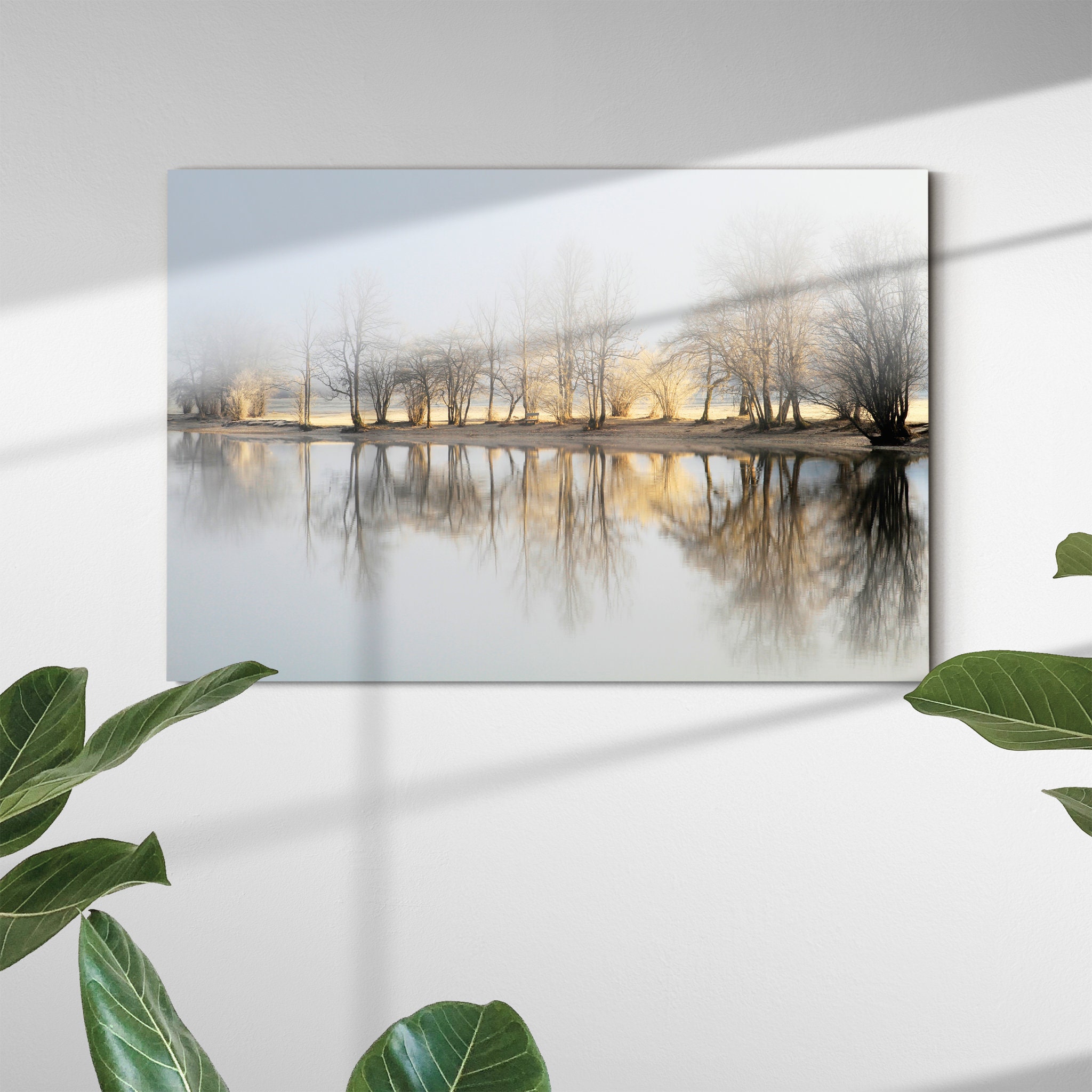 Janvier Matin Canvas Wall Art - Tree Canvas Art