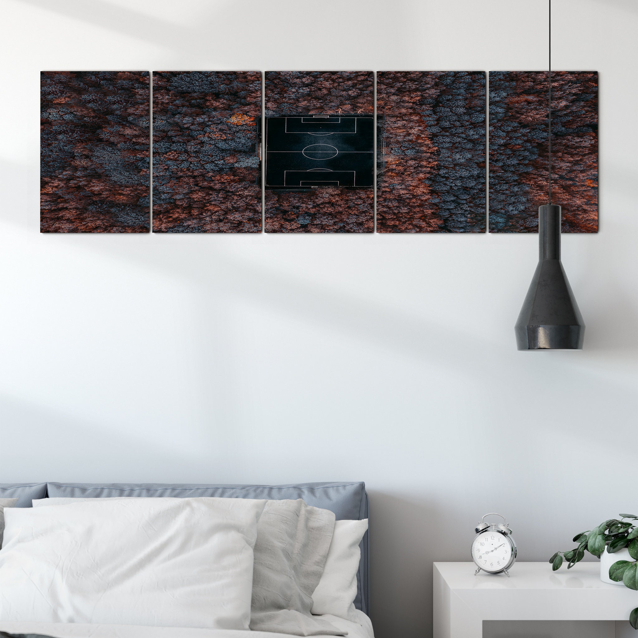 Jouer Dans La Forêt Art Mural sur Toile - en Sportif