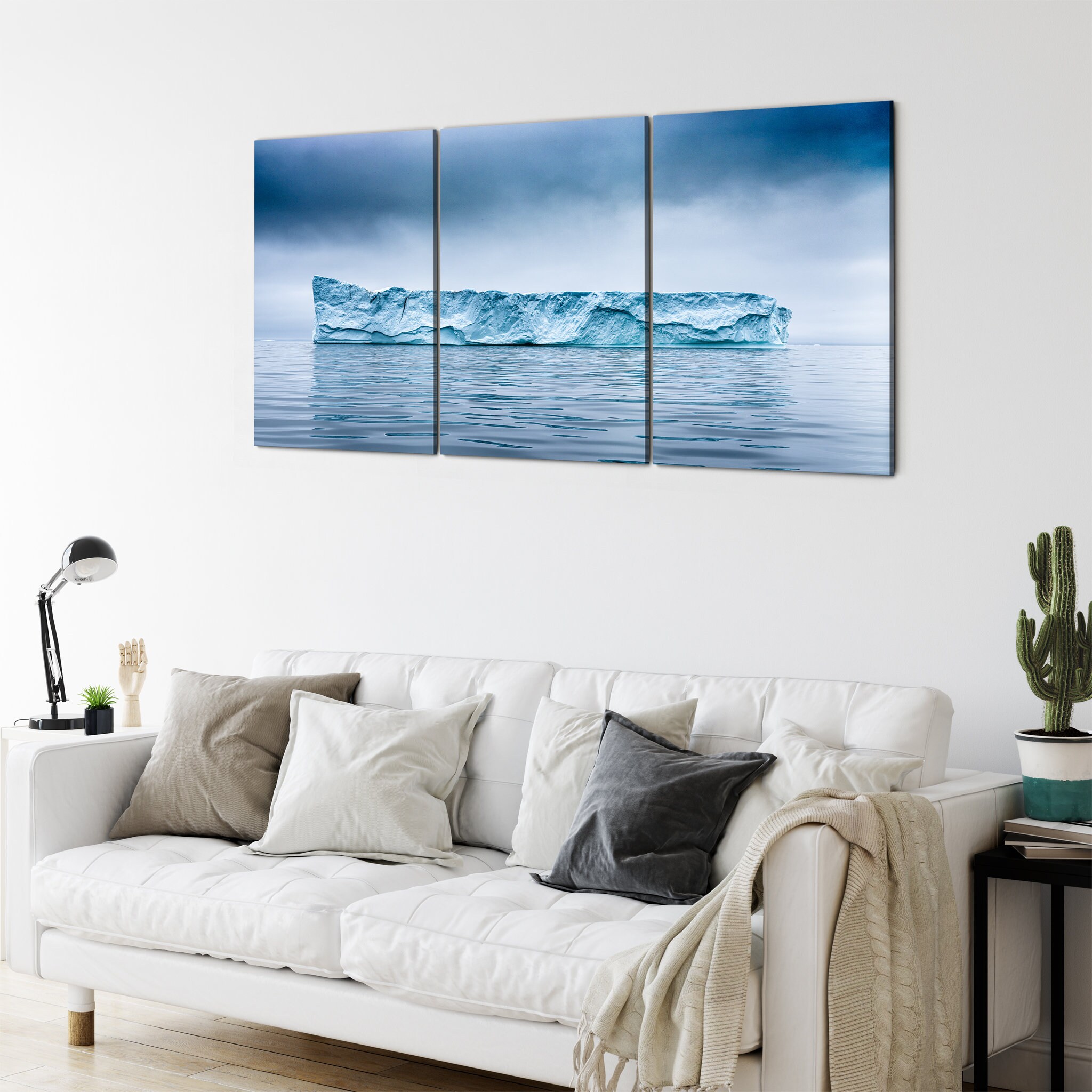 Rothko Berg Art Mural sur Toile - Art Icebreg Bleu