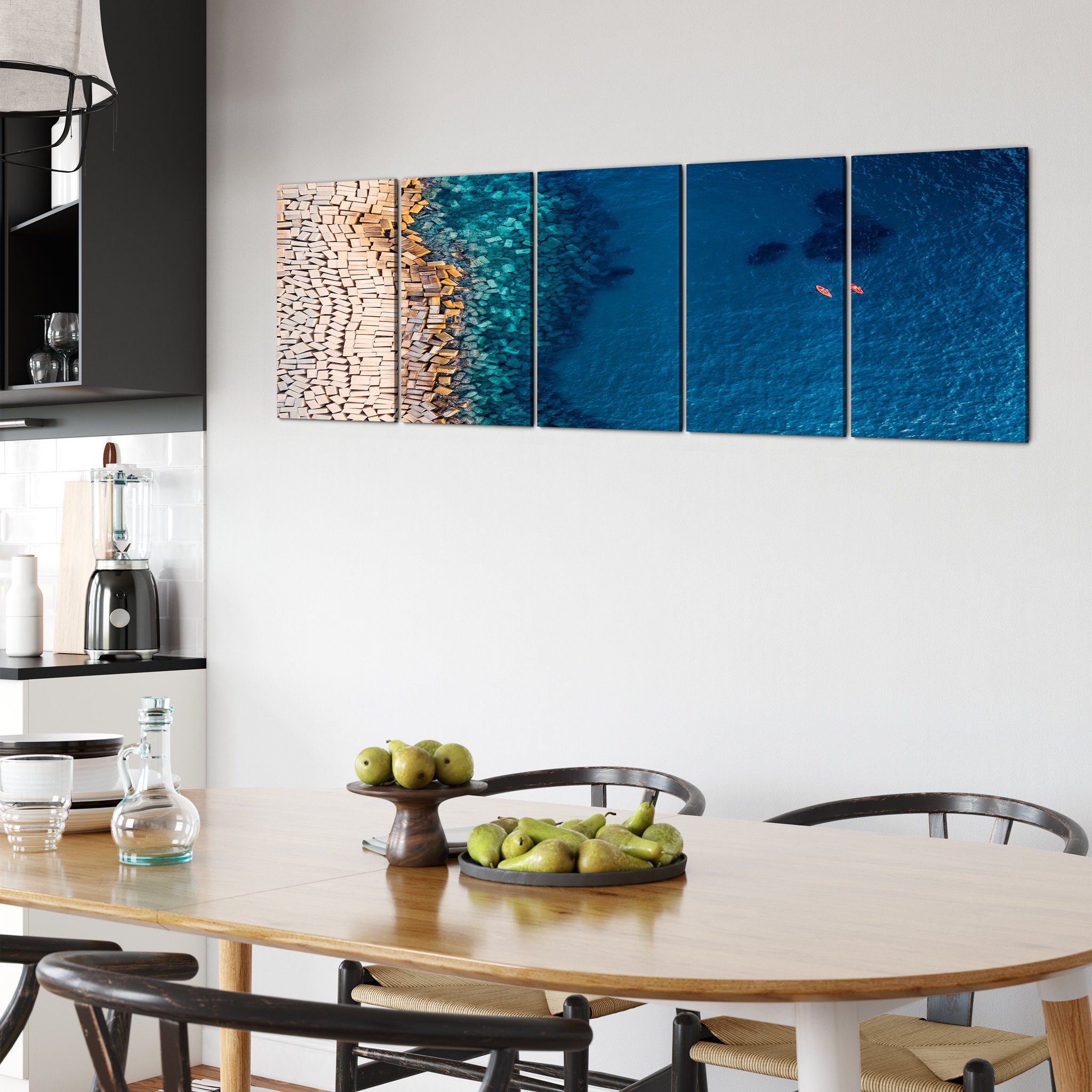 D'en Haut Ii Art Mural sur Toile - Photographie d'eau de Pierre