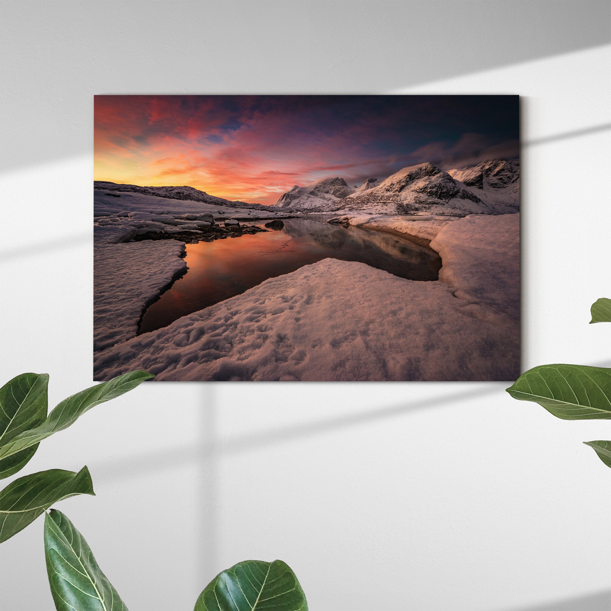 Bonjour Art Mural sur Toile - Photographie Islandaise Tirages Abstraits