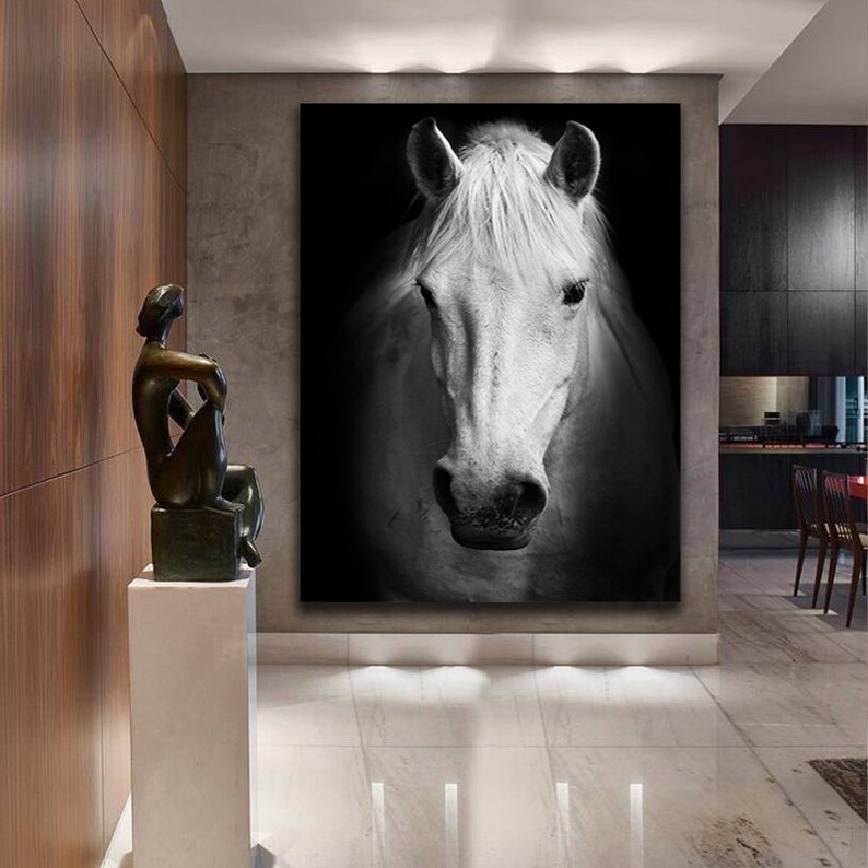 Horse Wall Art Canvas Horse Wall Art & Animal Wall Art Etsy