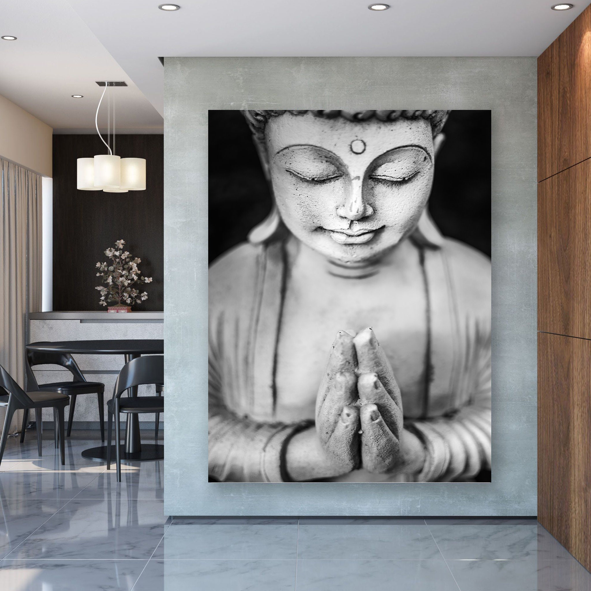 Buddha Wall Art Canvas Buddha Wall Art & Zen Wall Art Etsy UK