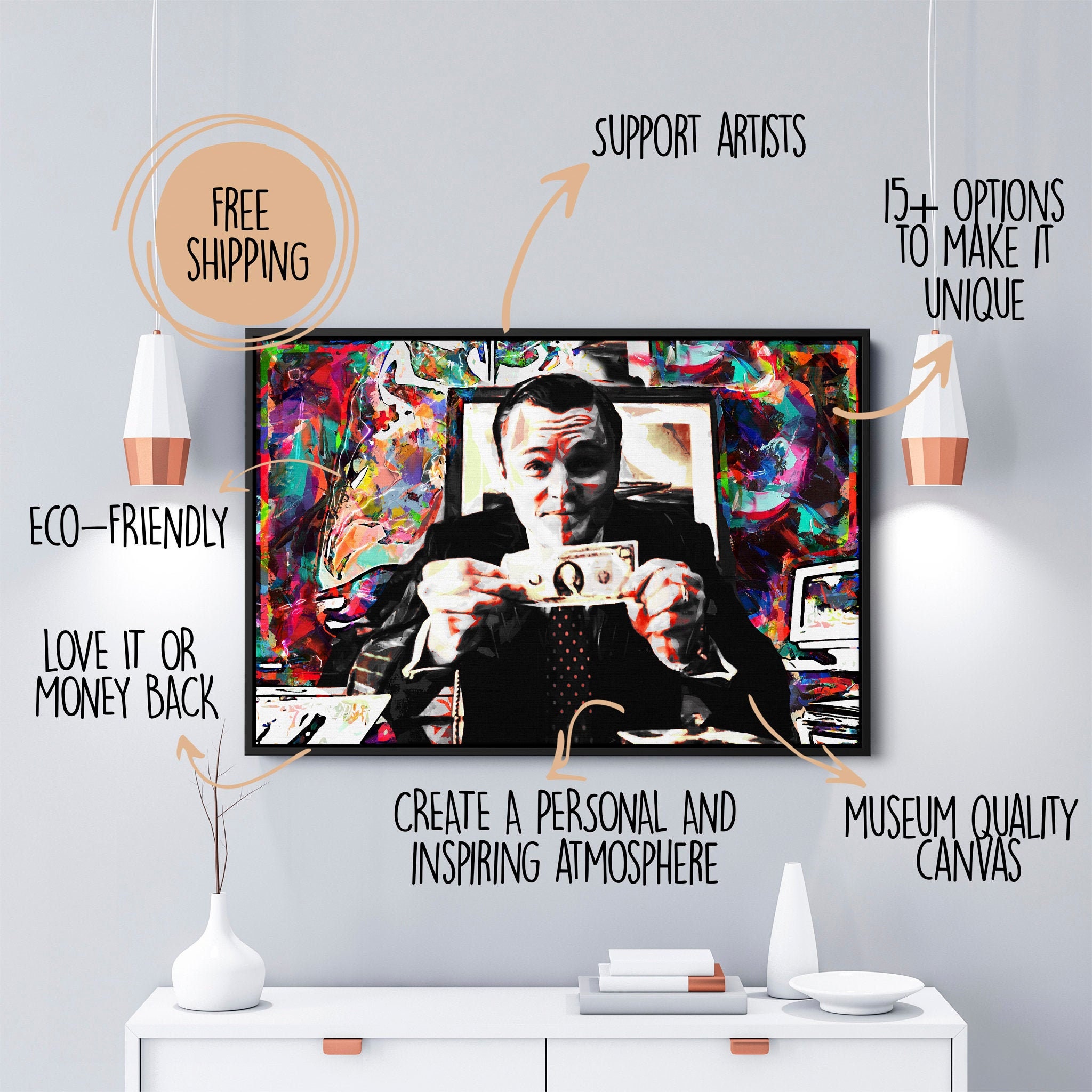 Loup de Wall Street Canvas Art