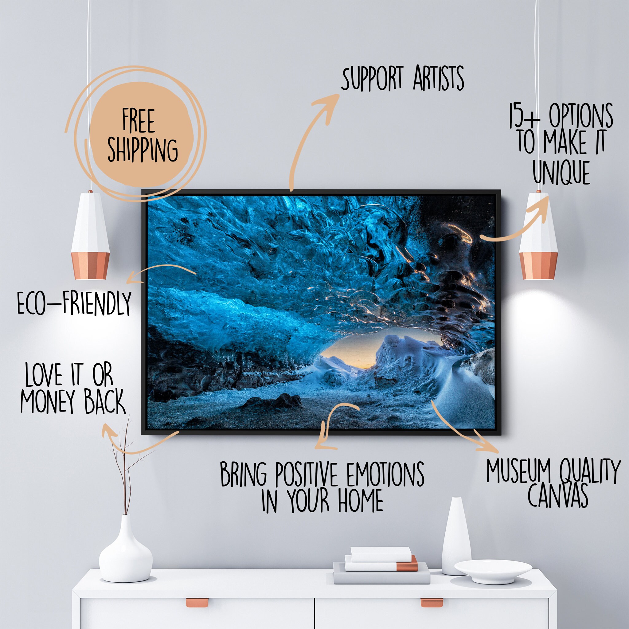 Grotte de Cristal - Photographie Grotte Bleue