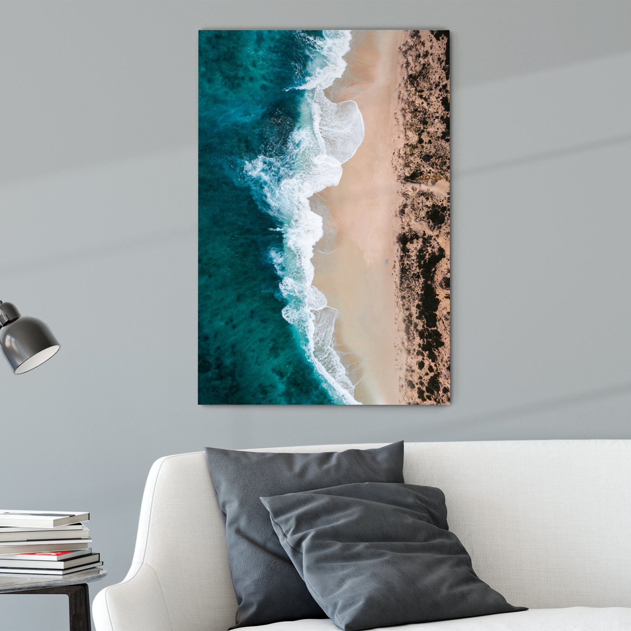 Vue Aérienne Du Paradis, Impression Paysager. Impression Océan, Art de La Paroi L'océan et Décoratio