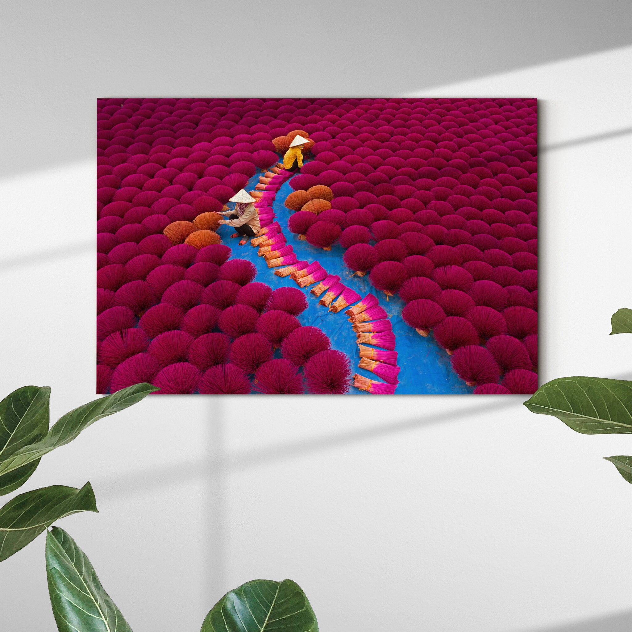 Incensing Work Canvas Art Mural - Coloré Toile de Salon