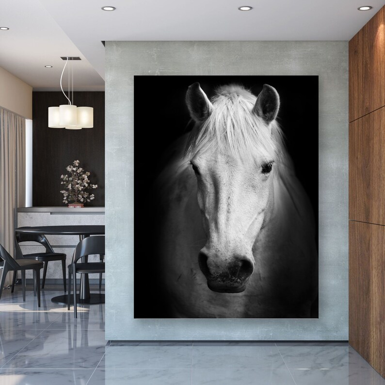 Horse Wall Art Canvas Horse Wall Art & Animal Wall Art Etsy