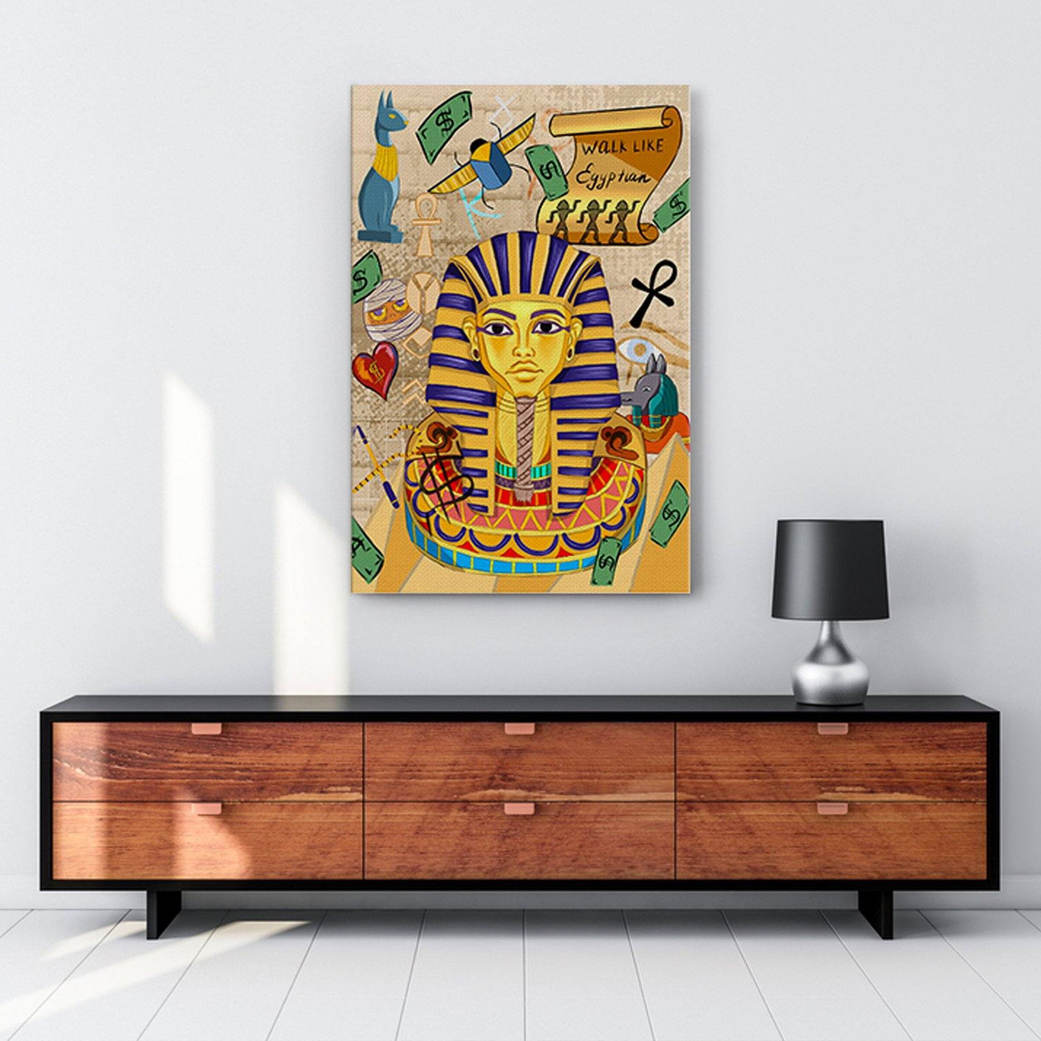 Pop Art Égyptien - Accent Wall Art Mummy Art
