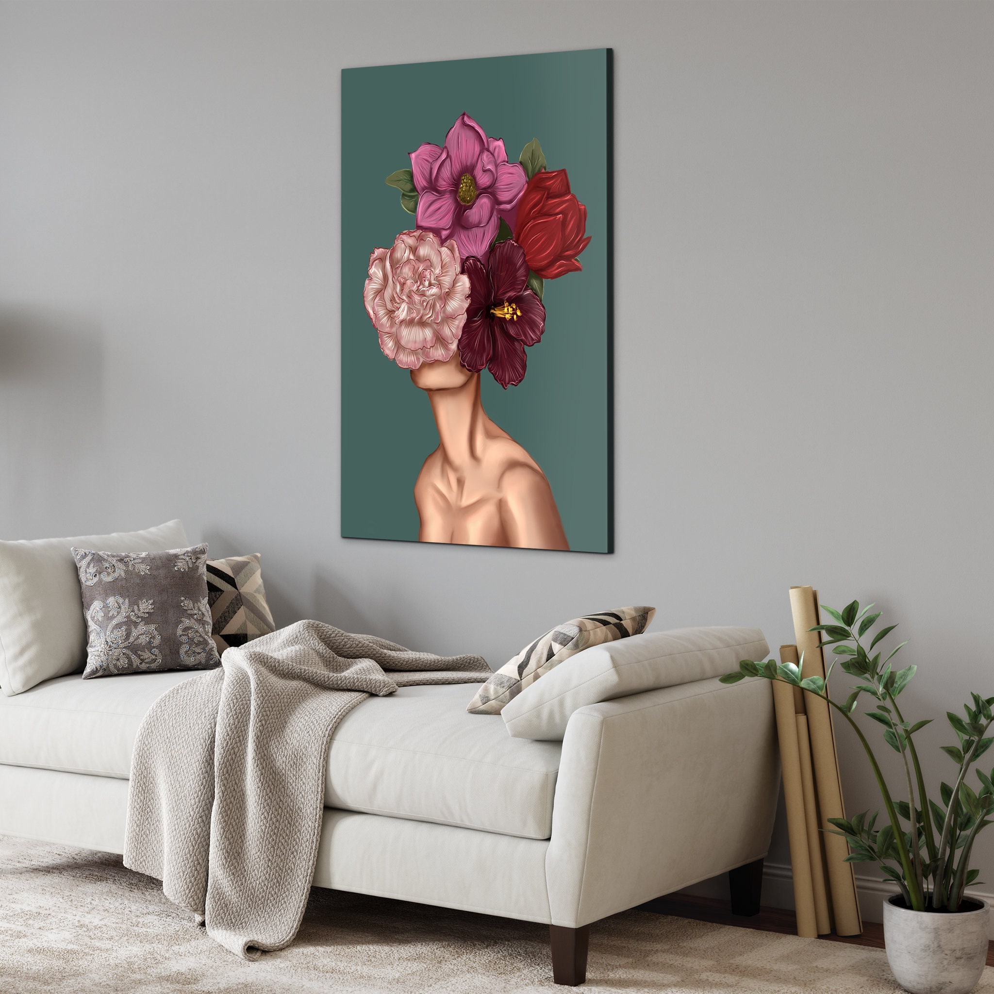 Hidden Elegance African wall art for living room Pretty | Etsy