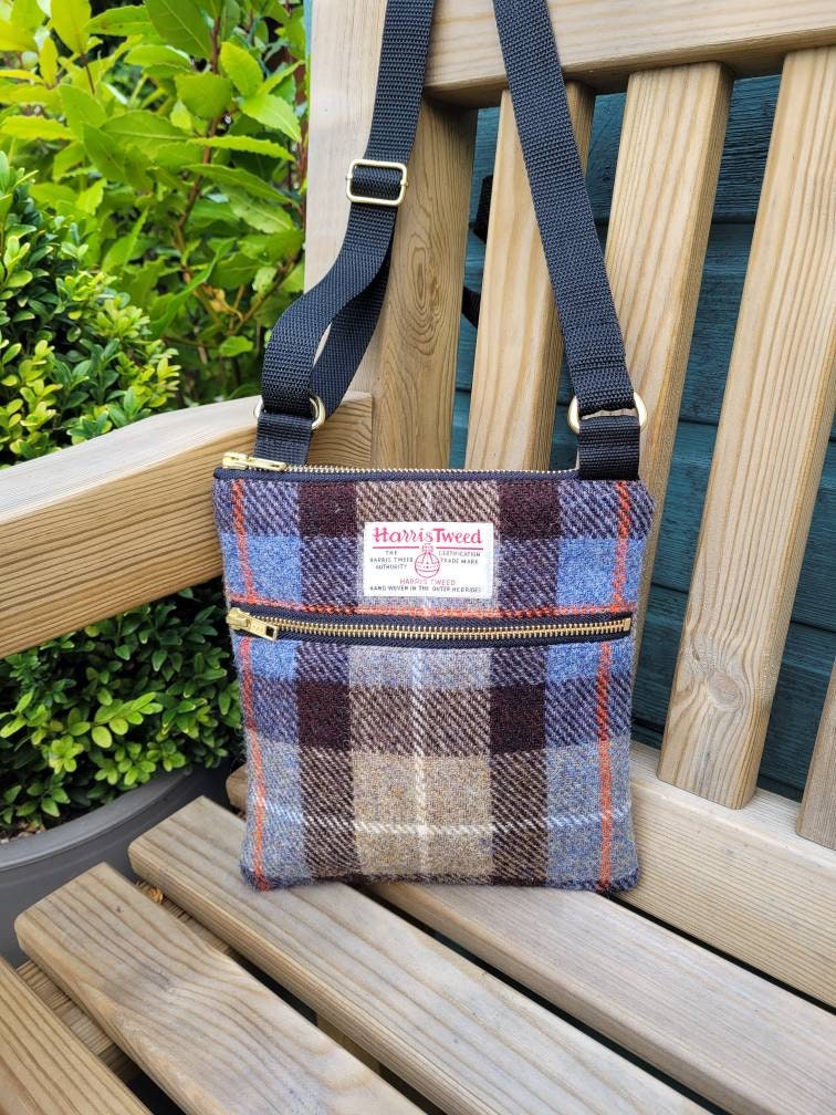 Harris Tweed Crossbody Bag in Your Choice of Tweed Dog | Etsy UK