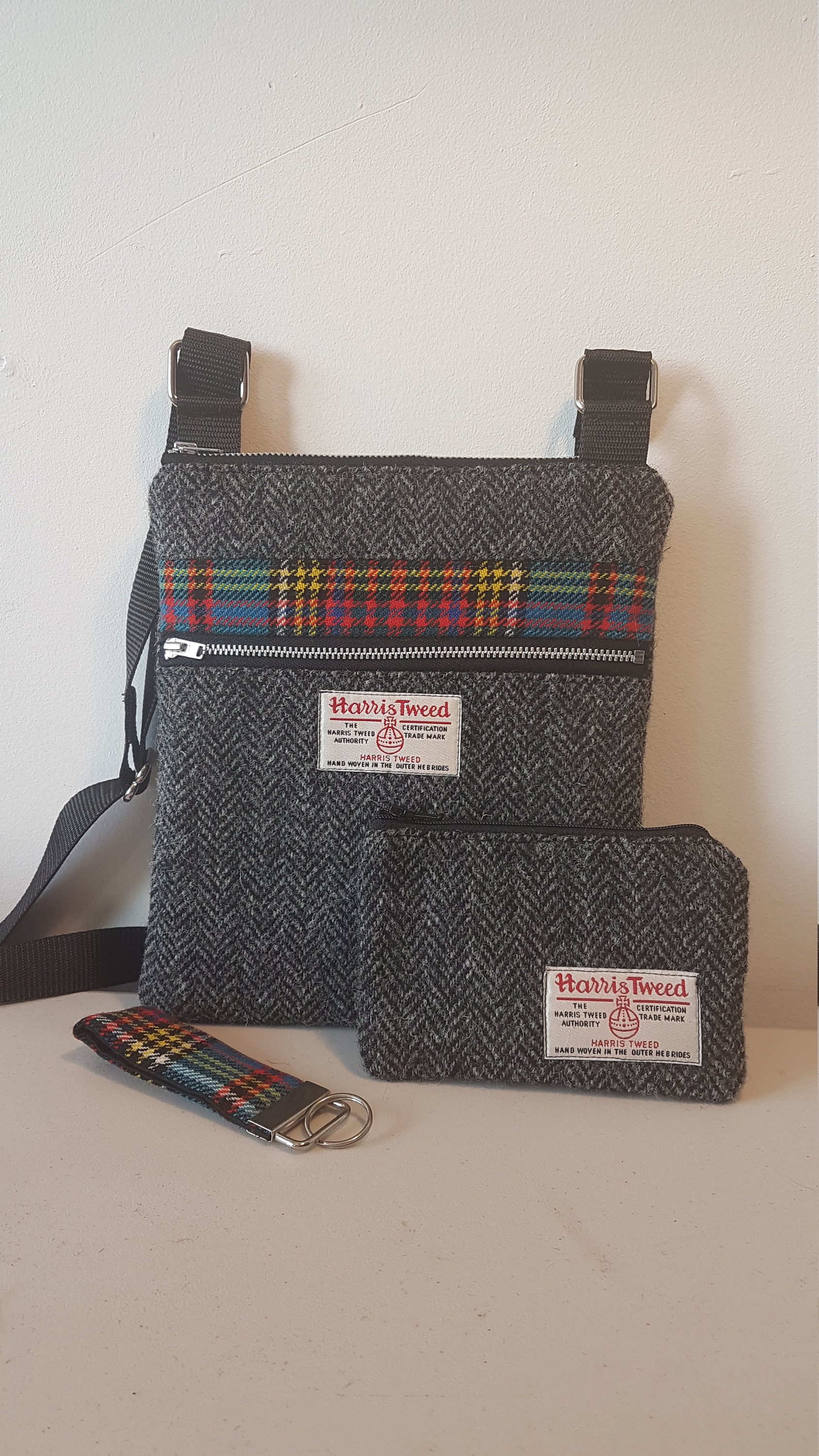 harris tweed umhängetasche