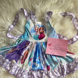 Ice Princesses Inspired Twirl Dress