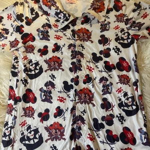 Men’s Pirate Mouse Inspired Button Down Shirt