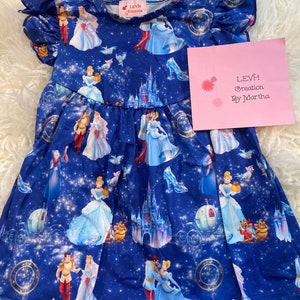 Glass Slipper Princess Inspired Flutter Sleeve Milk Dress