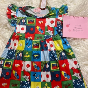 Goodnight Moon Inspired Book Character Flutter Sleeve Milk Dress