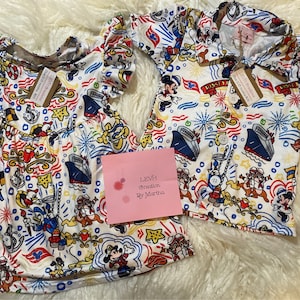 Mouse Cruise Inspired Theme Button Down Shirt