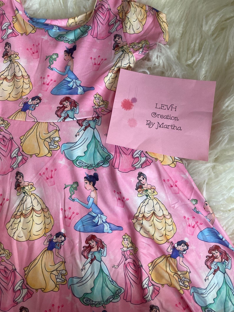 Pink Princess Inspired Short Sleeve Pearl Milk Dress Etsy