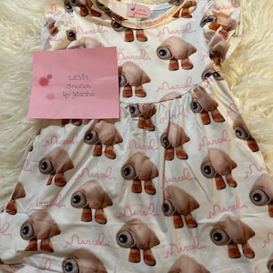 Shell Character Inspired Flutter Sleeve Milk Dress