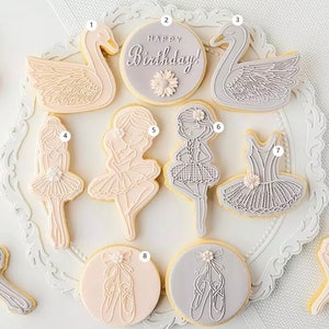 Embossed and cutter Ballet girl. Ballerina ,tutu, ballet slippers acrylic embosser and cutter