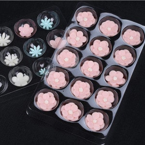 2 Pack/30 Cavity Sugar Flower Drying Mold Fondant Shaping Tray Plastic Cake Decoration Baking Tools for Sugarcraft.