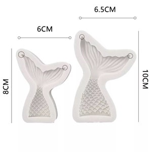 Mermaid Tail Silicone Mold.