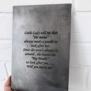 11th Anniversary gift - Partner - steel  wedding gift - Personalized - Love - for him - for her - steel vows from a Blacksmith
