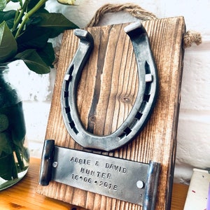 6th Anniversary gift - Partner - Iron wedding gift - Personalized - Love - for him - for her - iron vows from a Blacksmith