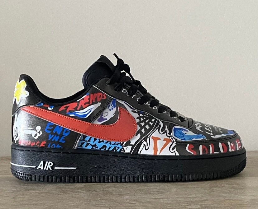 vlone air force custom