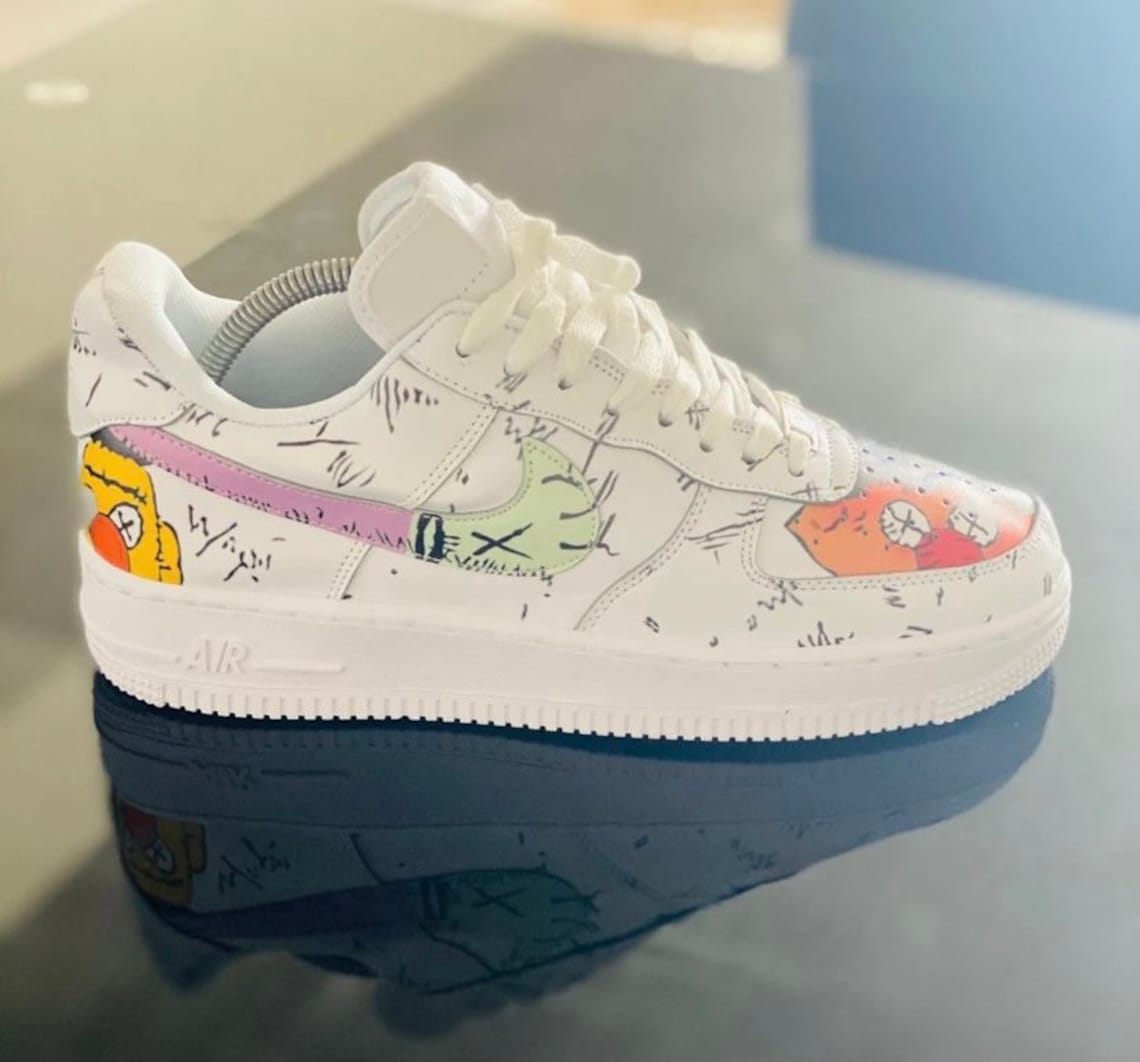 kaws air force 1