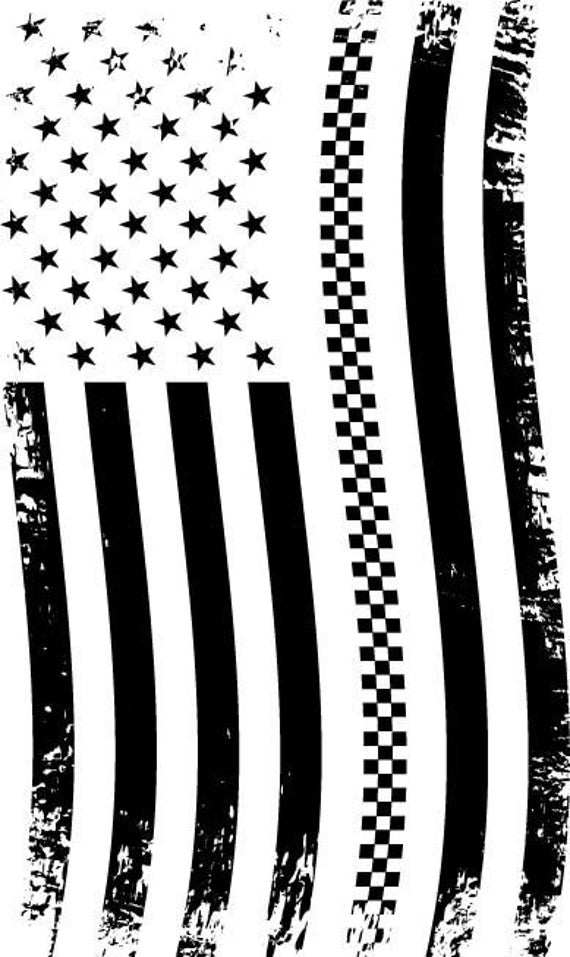 Racing American Flag With Checkered Stripe SVG Jpeg USA Flag | Etsy