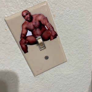 Barry Wood Naked Light Switch Sticker Funny Sticker decal