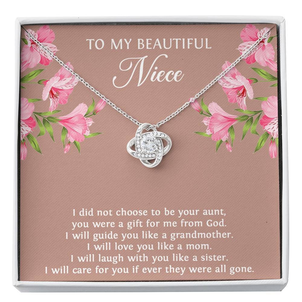 To My Niece Gifts You Were A Gift For Me From God Love Knot Etsy