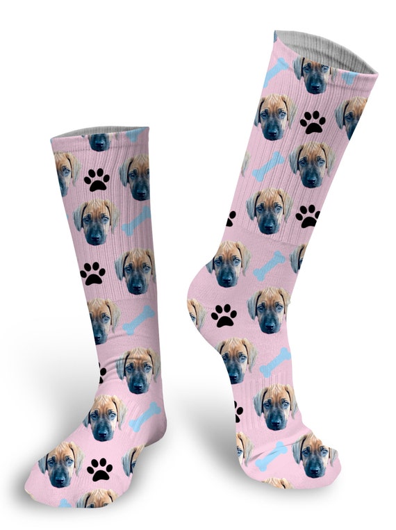custom dog socks etsy