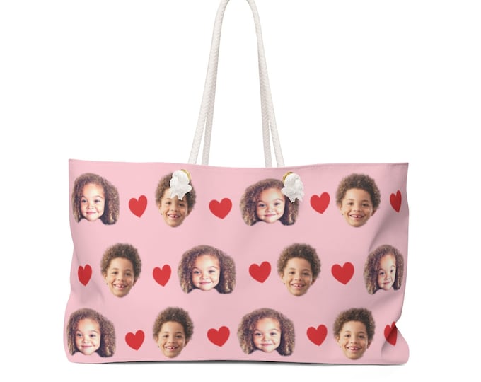 Custom Bag, Weekender Bag, Custom Bag, Photo Bag, Custom Photo Tote, Custom Tote Bag, Tote Bag, Mother's Day Bag, Mother's day Gift