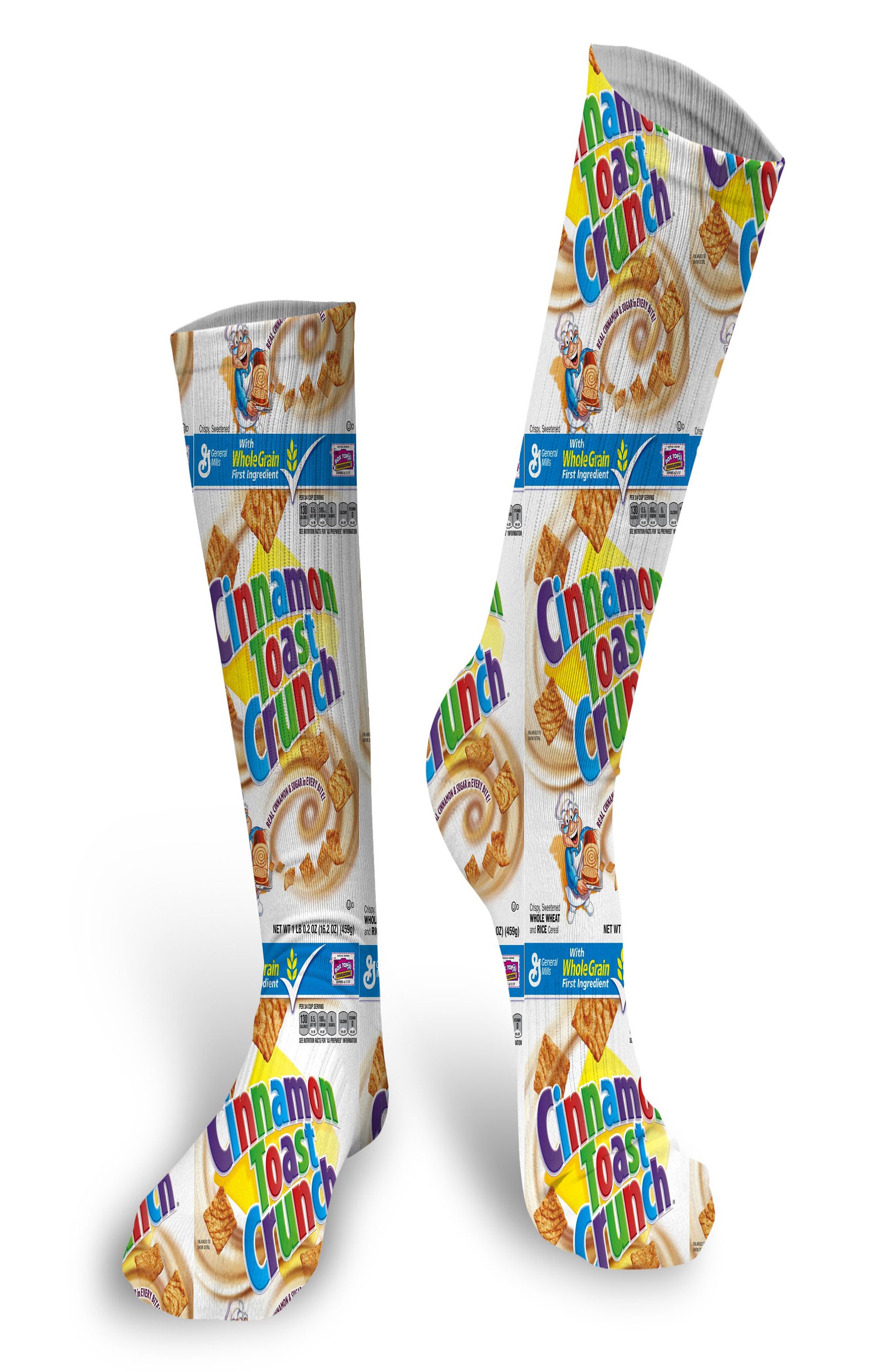 Cinnamon Toast Crunch Socks Cinnamon Toast Crunch Cereal Etsy
